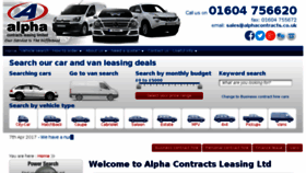 What Alphacontracts.co.uk website looked like in 2017 (7 years ago)