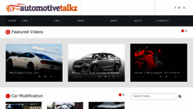 What Automotivetalkz.com website looked like in 2017 (7 years ago)