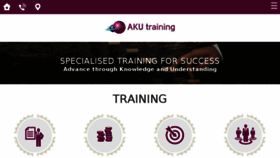 What Aku.training website looked like in 2017 (7 years ago)