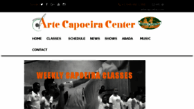 What Artecapoeira.com website looked like in 2017 (7 years ago)
