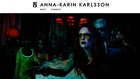What Annakarinkarlsson.com website looked like in 2017 (7 years ago)