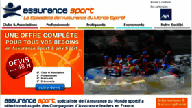 What Assurance-sport.com website looked like in 2017 (7 years ago)