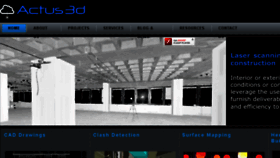 What Actus3d.com website looked like in 2017 (7 years ago)