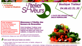 What Atelier-des-saveurs.com website looked like in 2017 (7 years ago)