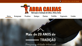 What Abbacalhas.com.br website looked like in 2017 (7 years ago)