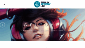 What Artgerm.com website looked like in 2017 (8 years ago)