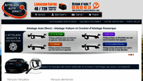What Attelageautodirect.com website looked like in 2017 (7 years ago)