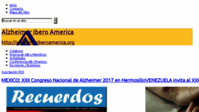 What Alzheimeriberoamerica.org website looked like in 2017 (7 years ago)