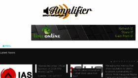 What Amplifier.org.za website looked like in 2017 (7 years ago)
