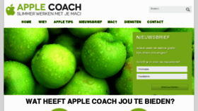 What Applecoach.nl website looked like in 2017 (7 years ago)