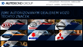 What Autobond.cz website looked like in 2017 (7 years ago)
