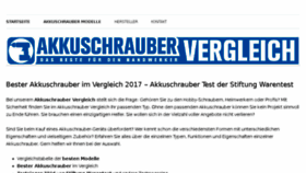 What Akkuschrauberverkauf.de website looked like in 2017 (7 years ago)