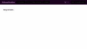 What Athenastudies.nl website looked like in 2017 (8 years ago)