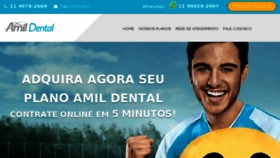 What Amilplanosodontologico.com.br website looked like in 2017 (7 years ago)