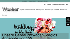 What Autohaus-weeber.de website looked like in 2017 (7 years ago)
