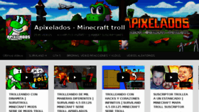 What Apixelados.com website looked like in 2017 (7 years ago)
