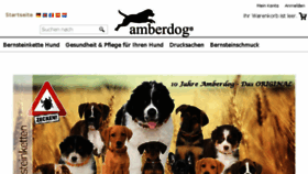 What Amberdog.de website looked like in 2017 (7 years ago)