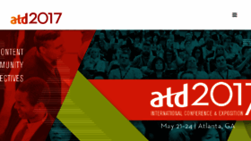What Astdconference.com website looked like in 2017 (7 years ago)