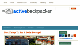 What Activebackpacker.com website looked like in 2017 (7 years ago)