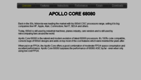 What Apollo-core.com website looked like in 2017 (7 years ago)