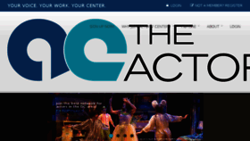 What Actorscenter.org website looked like in 2017 (7 years ago)