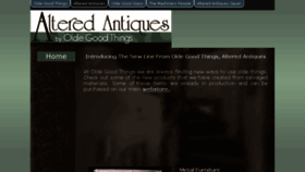 What Altered-antiques.com website looked like in 2017 (6 years ago)