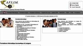 What Aflim.fr website looked like in 2017 (7 years ago)