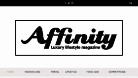 What Affinitymag.co.uk website looked like in 2017 (7 years ago)