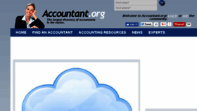 What Accountant.org website looked like in 2017 (7 years ago)