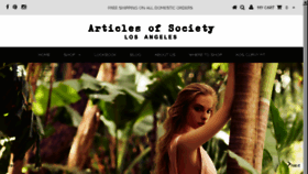 What Articlesofsociety.com website looked like in 2017 (7 years ago)