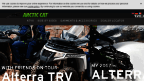 What Arcticcat.eu website looked like in 2017 (7 years ago)