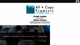 What Allcopyproducts.co.uk website looked like in 2017 (7 years ago)