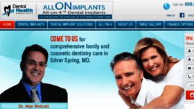 What Allonimplants.com website looked like in 2017 (7 years ago)
