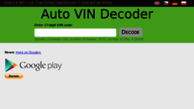 What Auto-vin-decoder.com website looked like in 2017 (7 years ago)