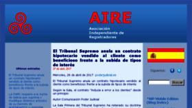 What Aireg.es website looked like in 2017 (7 years ago)