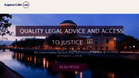 What Aclsolicitors.ie website looked like in 2017 (7 years ago)