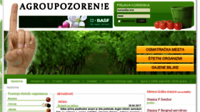 What Agroupozorenje.rs website looked like in 2017 (7 years ago)