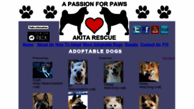 What Apassionforpaws.org website looked like in 2017 (7 years ago)