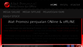What Alatpromosi.com website looked like in 2017 (7 years ago)