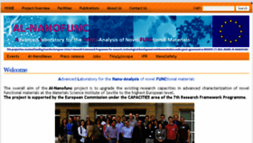 What Al-nanofunc.eu website looked like in 2017 (7 years ago)