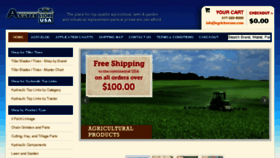 What Agristoreusa.com website looked like in 2017 (7 years ago)