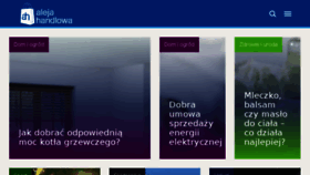 What Alejahandlowa.pl website looked like in 2017 (7 years ago)