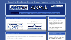 What Ampuk.co.uk website looked like in 2017 (7 years ago)