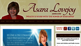 What Asara.com website looked like in 2017 (7 years ago)