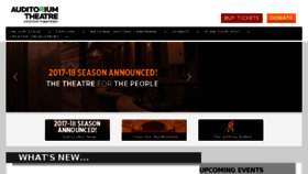 What Auditoriumtheatre.org website looked like in 2017 (7 years ago)