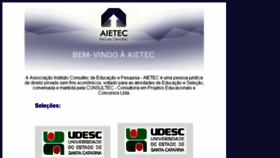 What Aietec.com.br website looked like in 2017 (7 years ago)