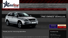 What Autostarus.com website looked like in 2017 (7 years ago)