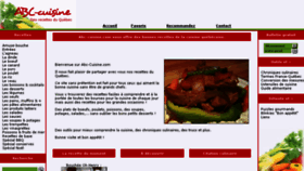 What Abc-cuisine.com website looked like in 2017 (7 years ago)