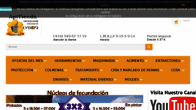 What Apitienda.es website looked like in 2017 (6 years ago)