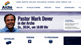 What Arche-gemeinde.de website looked like in 2017 (6 years ago)